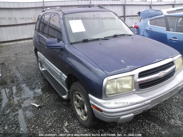 2CNBJ634X16945100 - 2001 CHEVROLET TRACKER LT BLUE photo 1