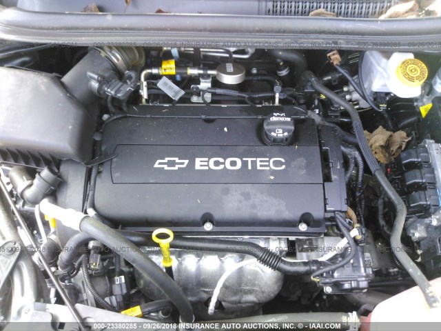 1G1JB5SG4H4165603 - 2017 CHEVROLET SONIC LS 灰色 照片 10