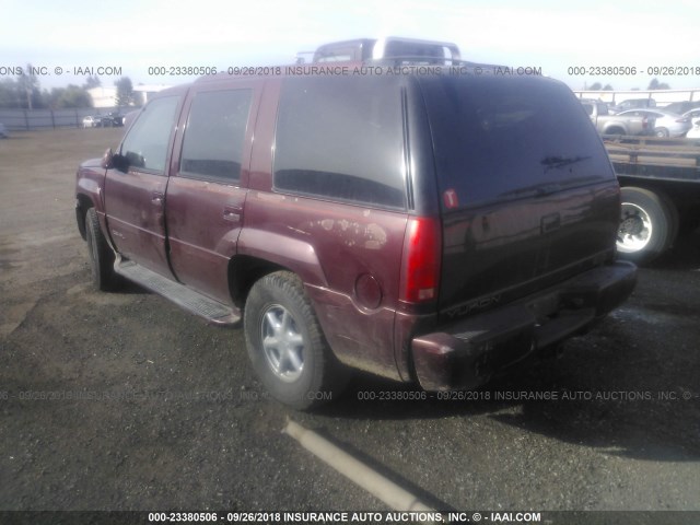 1GKEK13RXXR914573 - 1999 GMC DENALI MAROON photo 3