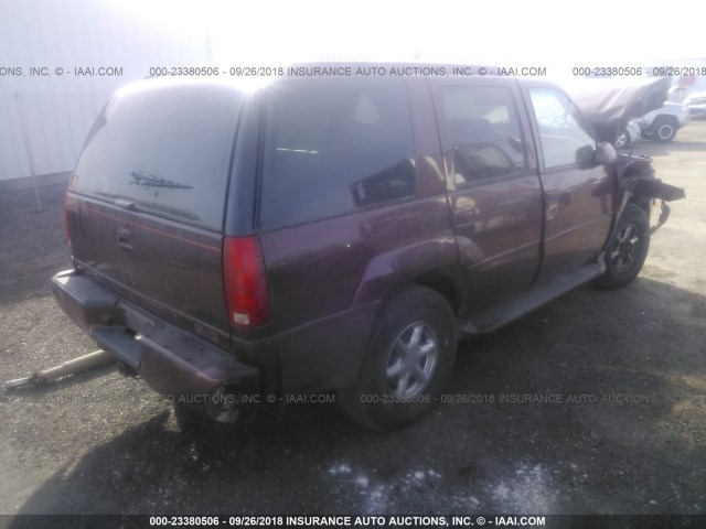 1GKEK13RXXR914573 - 1999 GMC DENALI MAROON photo 4