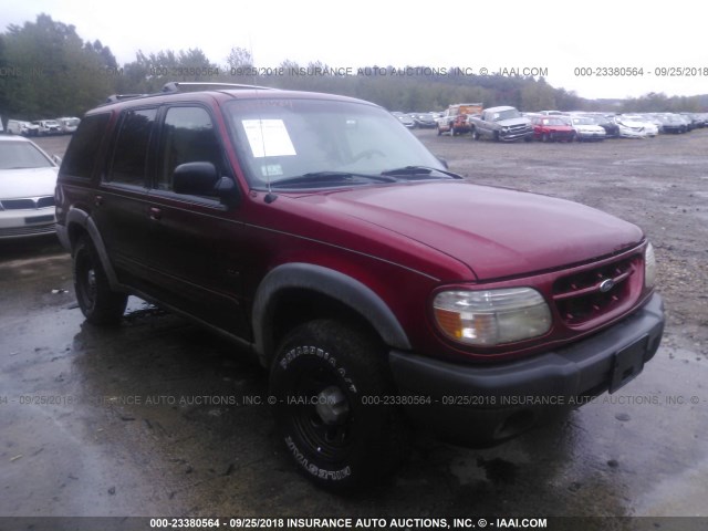 1FMZU72E0YZB00213 - 2000 FORD EXPLORER XLS RED photo 1