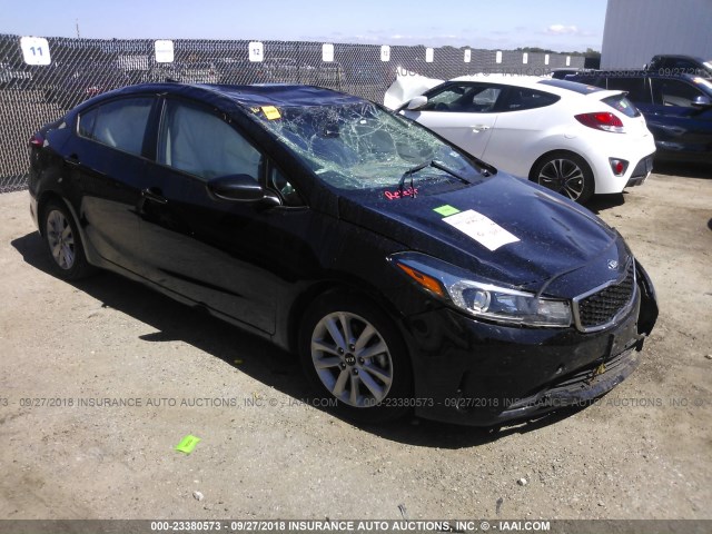 3KPFL4A7XHE104695 - 2017 KIA FORTE LX/S BLACK photo 1