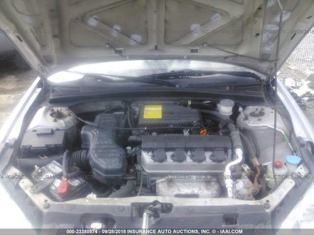 1HGES163X5L011392 - 2005 HONDA CIVIC DX VP Gümüş foto 10