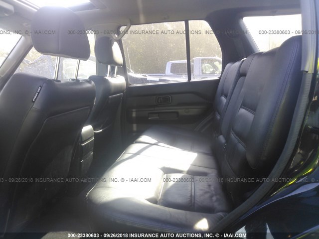 JN8DR09Y11W584007 - 2001 NISSAN PATHFINDER LE/SE/XE BLACK photo 8