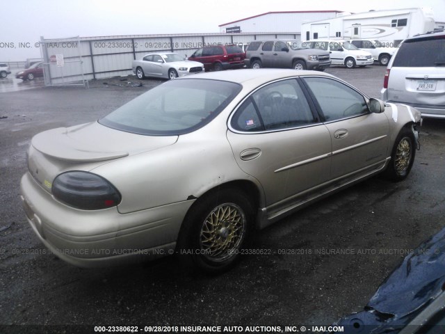 1G2WJ52K2YF240697 - 2000 PONTIAC GRAND PRIX SE 金色 照片 4