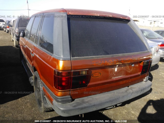 SALPV1447XA411105 - 1999 LAND ROVER RANGE ROVER 4.6 HSE LONG WHEELBASE ORANGE photo 3