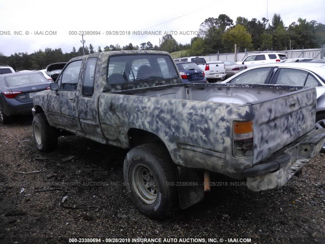 JT4VN13DXL0015976 - 1990 TOYOTA PICKUP 1/2 TON EXTRA LONG WHEELBASE DLX GREEN photo 3