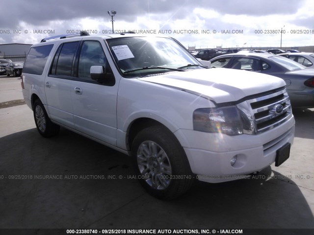 1FMJK2A57CEF22728 - 2012 FORD EXPEDITION EL LIMITED WHITE photo 1