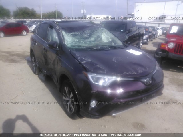 2T3WFREV8JW428669 - 2018 TOYOTA RAV4 ADVENTURE/XLE 栗色 照片 1