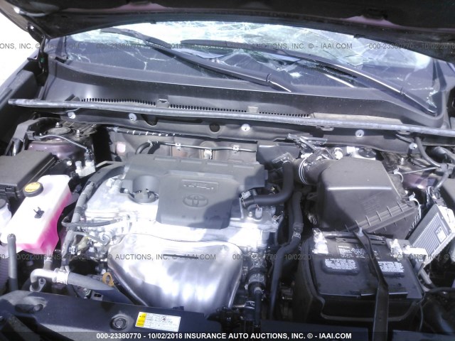 2T3WFREV8JW428669 - 2018 TOYOTA RAV4 ADVENTURE/XLE 栗色 照片 10
