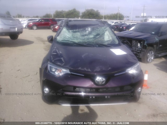 2T3WFREV8JW428669 - 2018 TOYOTA RAV4 ADVENTURE/XLE 栗色 照片 6