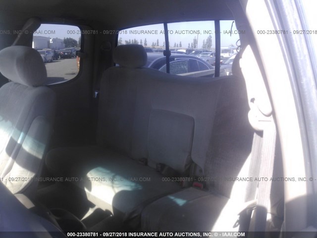 5TBBT44103S402489 - 2003 TOYOTA TUNDRA ACCESS CAB SR5 WHITE photo 8