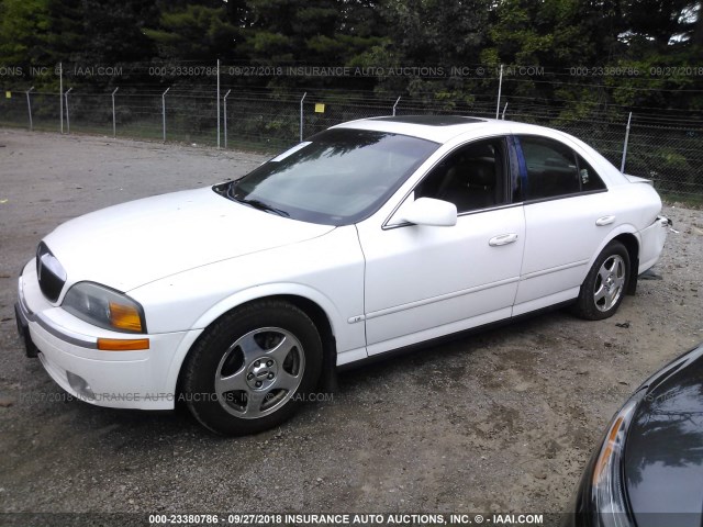 1LNHM86S3YY788778 - 2000 LINCOLN LS 白色 照片 2