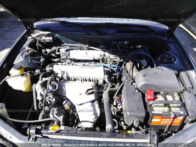 JT2BG12K5T0353436 - 1996 TOYOTA CAMRY DX/LE/XLE GREEN photo 10