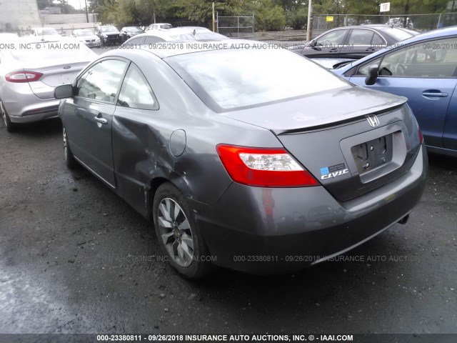 2HGFG12959H511527 - 2009 HONDA CIVIC EXL 灰色 照片 3