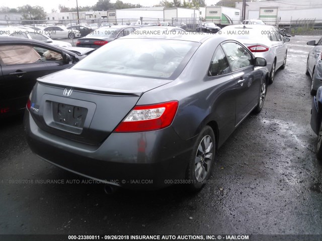 2HGFG12959H511527 - 2009 HONDA CIVIC EXL 灰色 照片 4