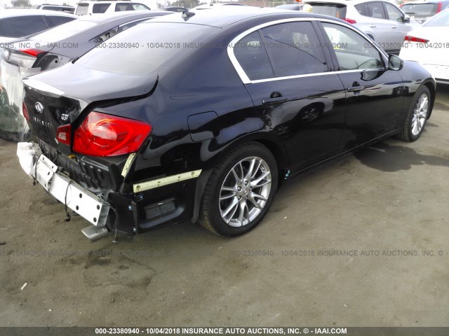 JN1CV6AP2BM302398 - 2011 INFINITI G37 SPORT BLACK photo 4