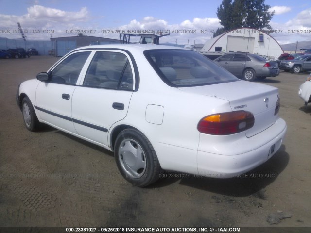 1Y1SK528X1Z413524 - 2001 CHEVROLET GEO PRIZM LSI WHITE photo 3