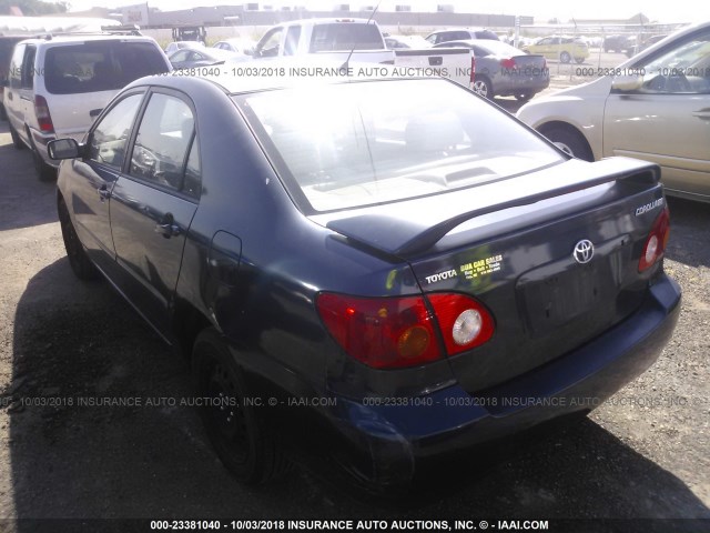 JTDBR32E030027048 - 2003 TOYOTA COROLLA CE/LE BLUE photo 3