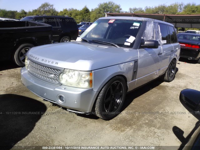 SALMF13446A230625 - 2006 LAND ROVER RANGE ROVER SUPERCHARGED SILVER photo 2