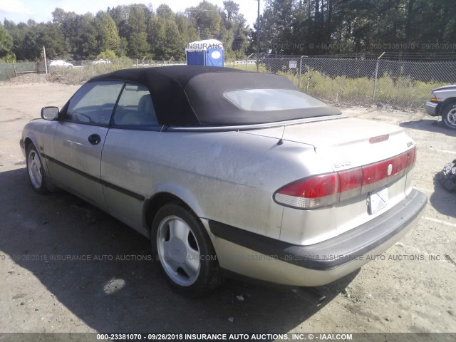 YS3DF78N8T7012278 - 1996 SAAB 900 SE TURBO BEIGE photo 3