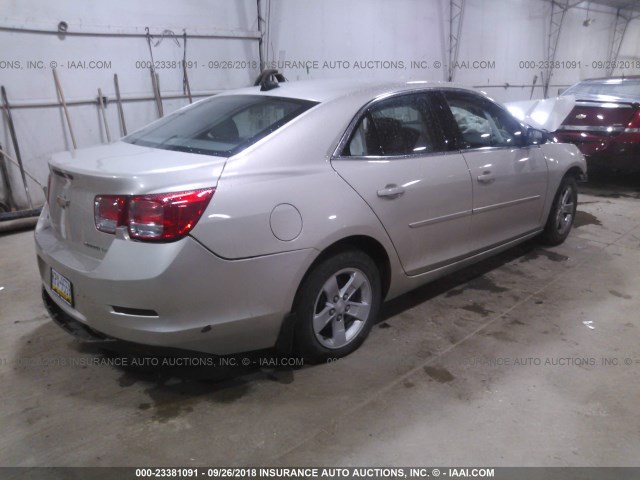 1G11B5SL7EF284033 - 2014 CHEVROLET MALIBU LS 金色 照片 4