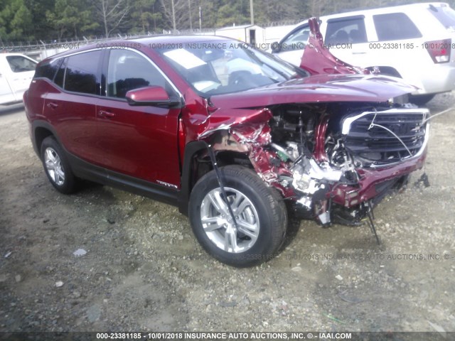 3GKALMEV1JL234339 - 2018 GMC TERRAIN SLE RED photo 1