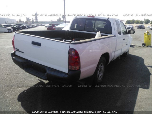 5TFTX4CN2FX060921 - 2015 TOYOTA TACOMA ACCESS CAB Weiß Foto 4