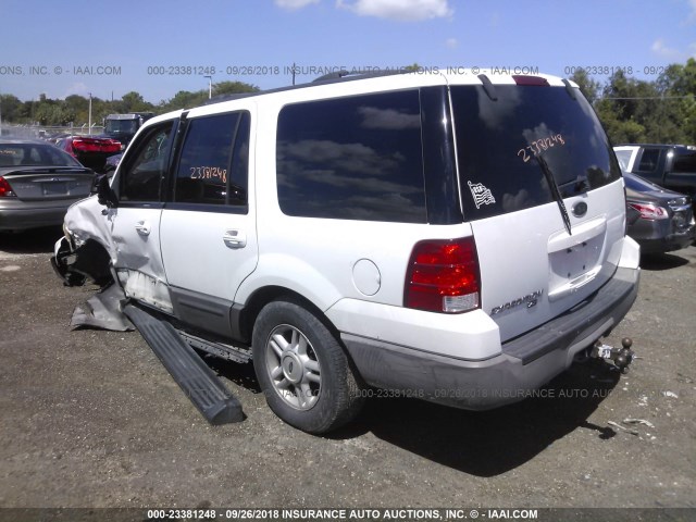 1FMPU15L13LC59588 - 2003 FORD EXPEDITION XLT WHITE photo 3