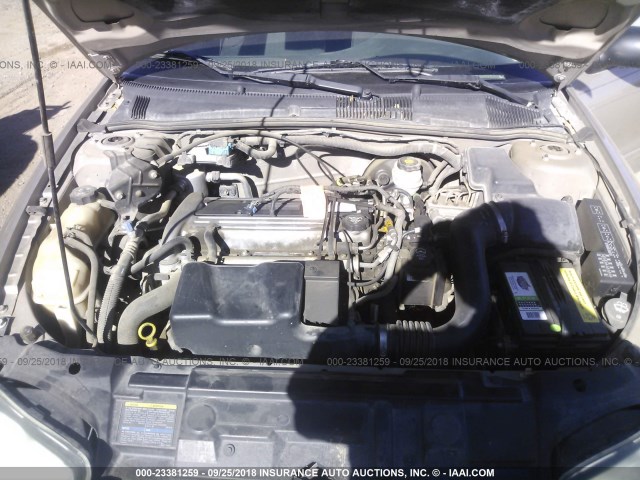 1G1JF52FX37231672 - 2003 CHEVROLET CAVALIER LS BROWN photo 10