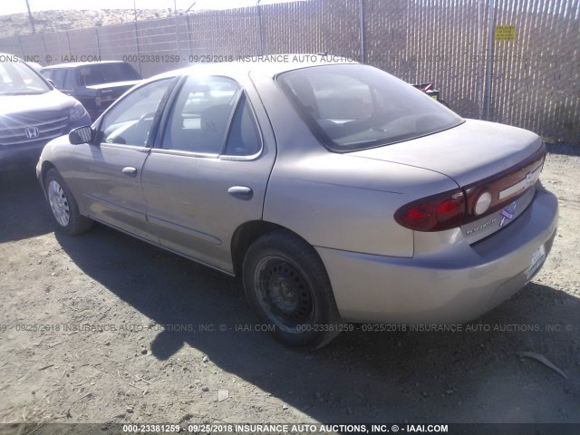 1G1JF52FX37231672 - 2003 CHEVROLET CAVALIER LS BROWN photo 3