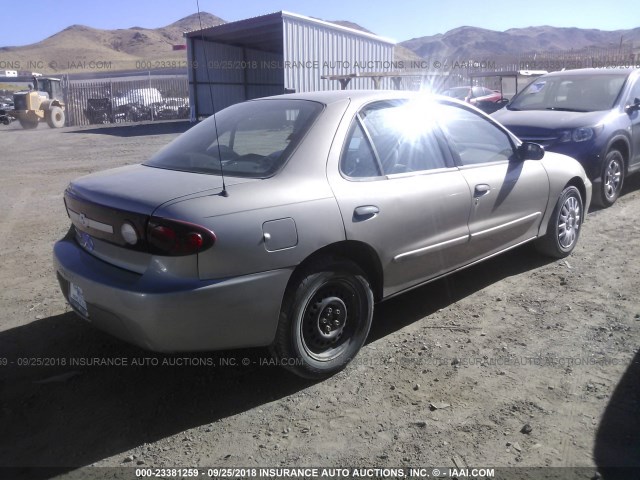 1G1JF52FX37231672 - 2003 CHEVROLET CAVALIER LS BROWN photo 4