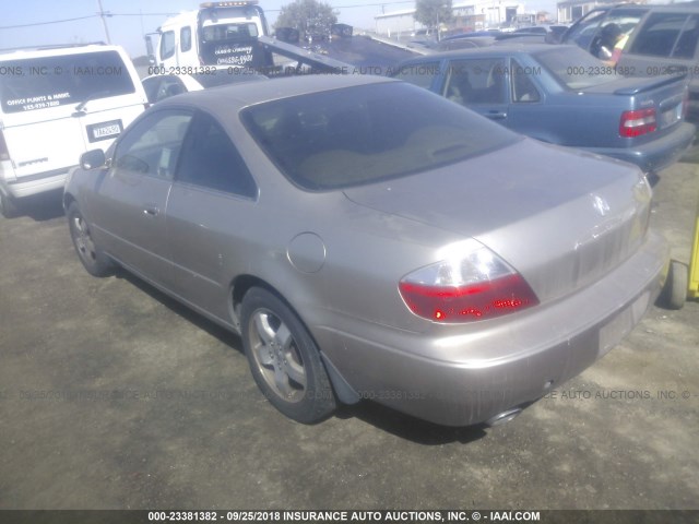 19UYA42453A009980 - 2003 ACURA 3.2CL GOLD photo 3