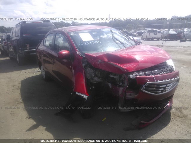 ML32F3FJ3JHF01448 - 2018 MITSUBISHI MIRAGE G4 ES Красный фото 1