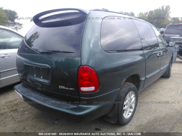 1B4GP44GXXB636428 - 1999 DODGE GRAND CARAVAN SE/SPORT GREEN photo 4