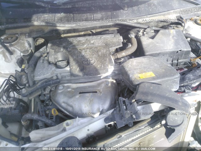 4T1BF1FK3CU514004 - 2012 TOYOTA CAMRY SE/LE/XLE 白色 照片 10