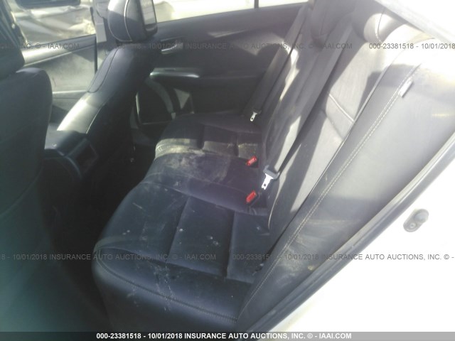 4T1BF1FK3CU514004 - 2012 TOYOTA CAMRY SE/LE/XLE 白色 照片 8