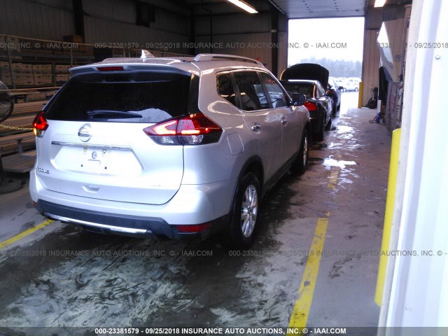 5N1AT2MV0JC707964 - 2018 NISSAN ROGUE SV/SL SILVER photo 4