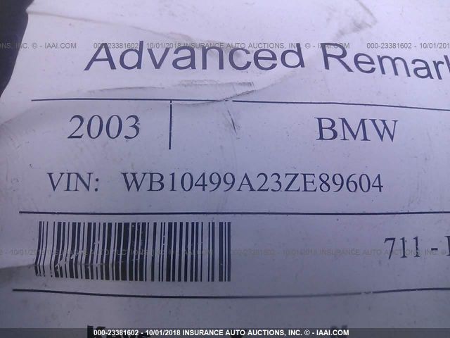 WB10499A23ZE89604 - 2003 BMW R1150 RT SILVER photo 10