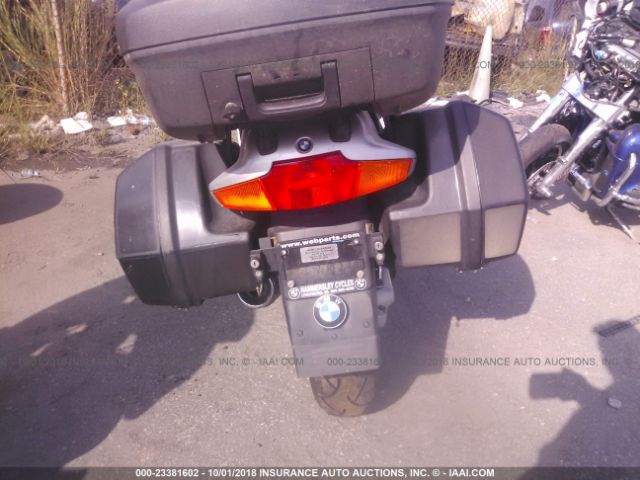 WB10499A23ZE89604 - 2003 BMW R1150 RT SILVER photo 6