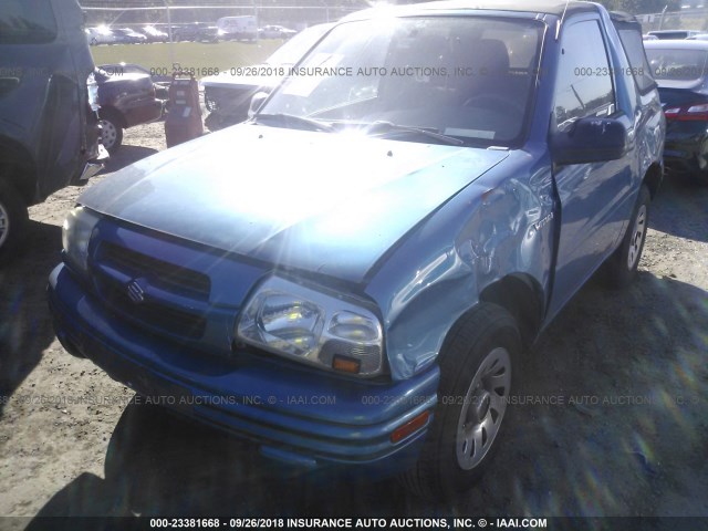 2S3TA03C0Y6107795 - 2000 SUZUKI VITARA JX BLUE photo 6