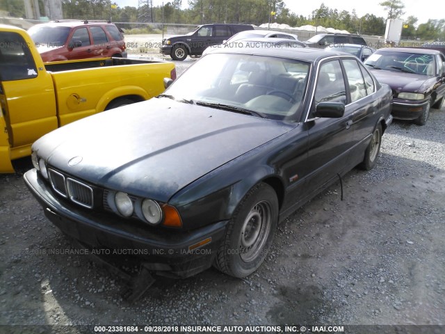 WBAHD632XSGK87278 - 1995 BMW 525 I AUTOMATIC GREEN photo 2