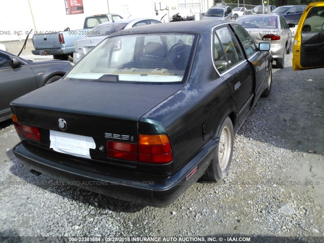 WBAHD632XSGK87278 - 1995 BMW 525 I AUTOMATIC GREEN photo 4