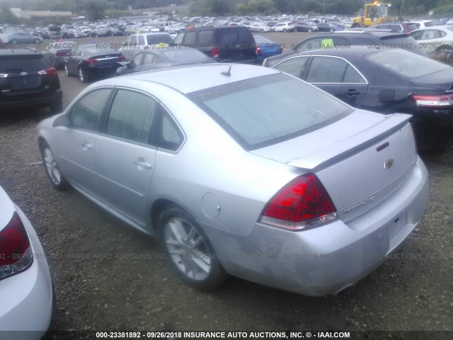 2G1WC5E34E1188110 - 2014 CHEVROLET IMPALA LIMITED LTZ SILVER photo 3