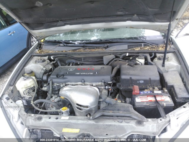 4T1BE32K75U080631 - 2005 TOYOTA CAMRY LE/XLE/SE Күміс фото 10
