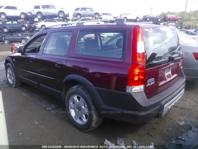 YV1SZ592151177930 - 2005 VOLVO XC70 RED photo 3