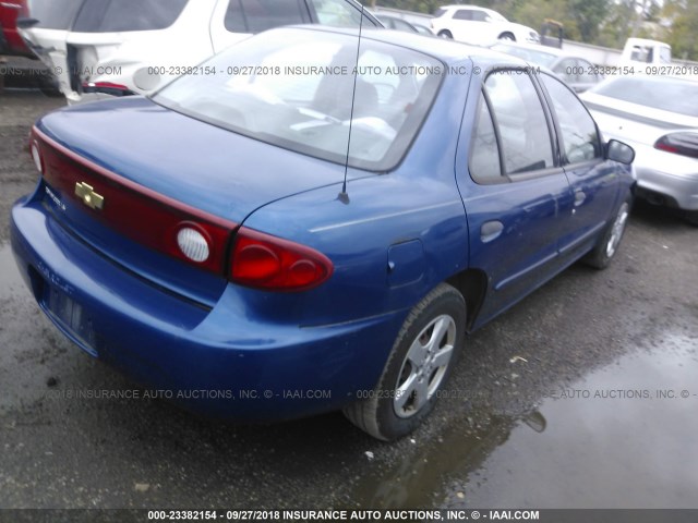 1G1JF52F647361157 - 2004 CHEVROLET CAVALIER LS 深蓝色 照片 4
