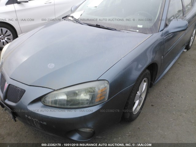 2G2WP552X61101187 - 2006 PONTIAC GRAND PRIX BLUE photo 6