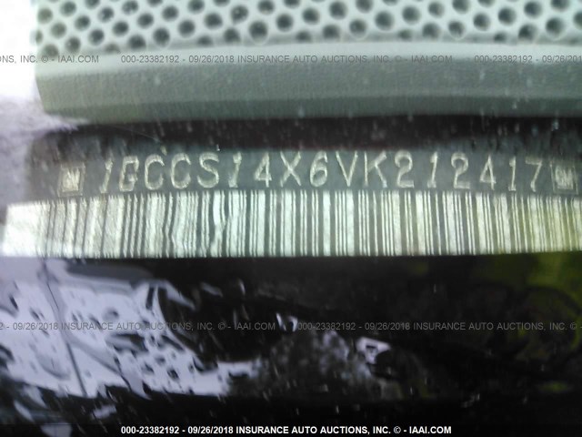 1GCCS14X6VK212417 - 1997 CHEVROLET S TRUCK S10 RED photo 9