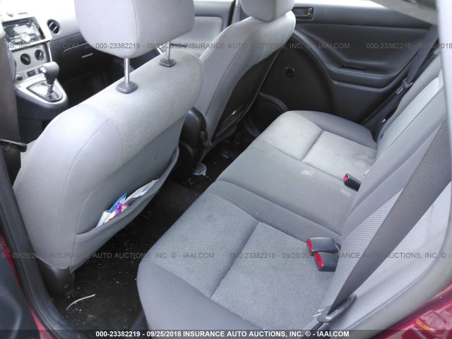 5Y2SL62893Z426985 - 2003 PONTIAC VIBE MAROON photo 8